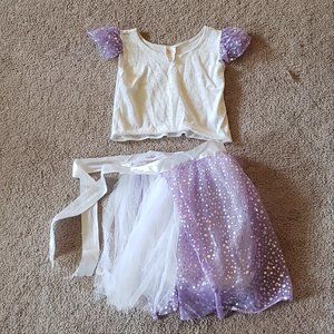 Children's costume top & wrap tie skirt Halloween Dance